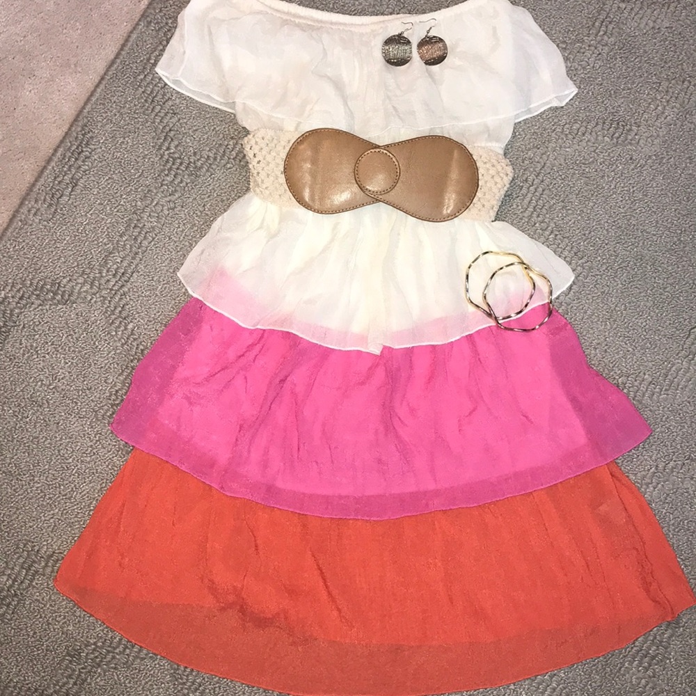 Gianni Bini Size Small Color-block Sundress
